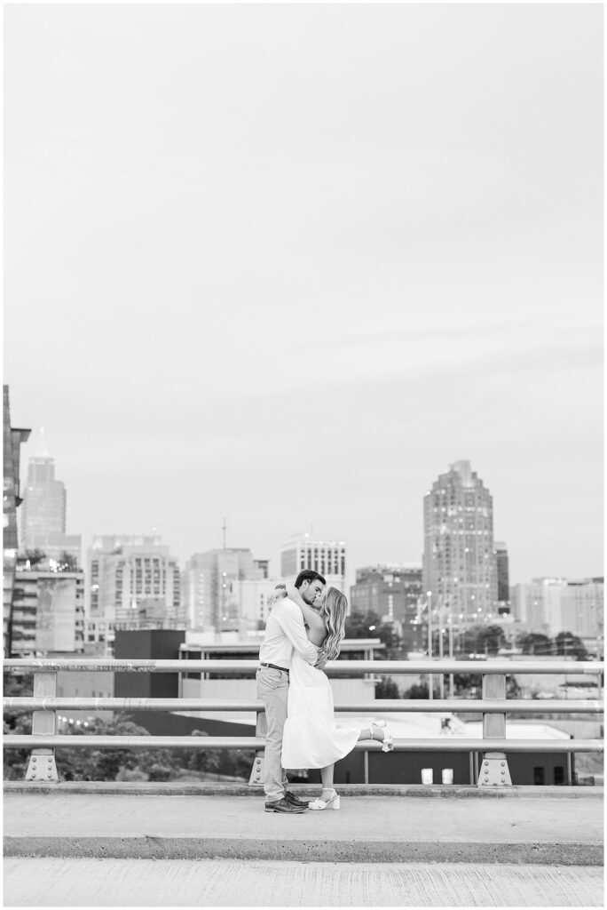 Downtown City Engagement Photo inspiration | Raleigh NC Photographer