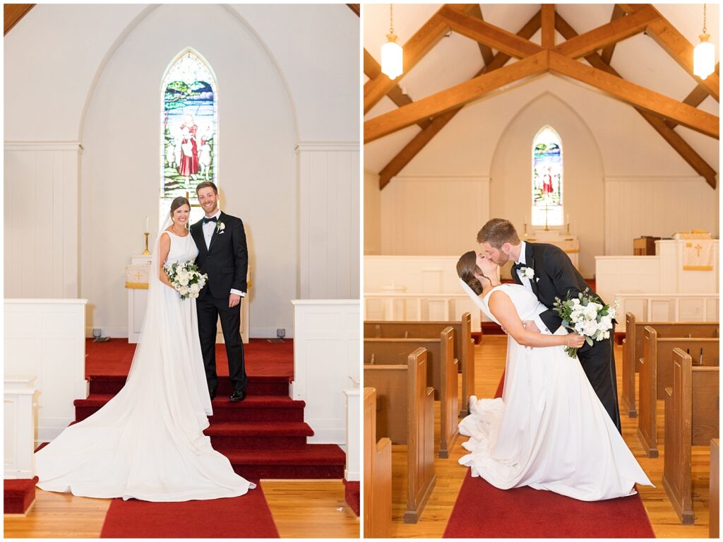 Bride and groom first look | Summer Wedding | Angus Barn Wedding | Angus Barn Wedding Photographer | Raleigh NC Wedding Photographer