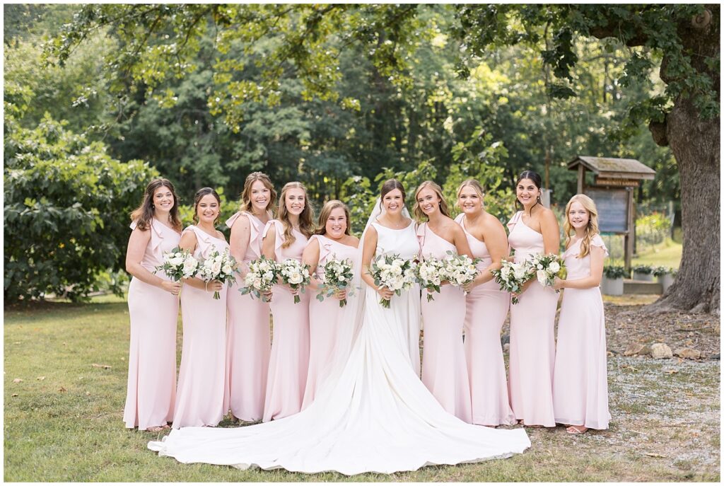 Bridesmaid dress outfit inspiration | Summer Wedding | Angus Barn Wedding | Angus Barn Wedding Photographer | Raleigh NC Wedding Photographer