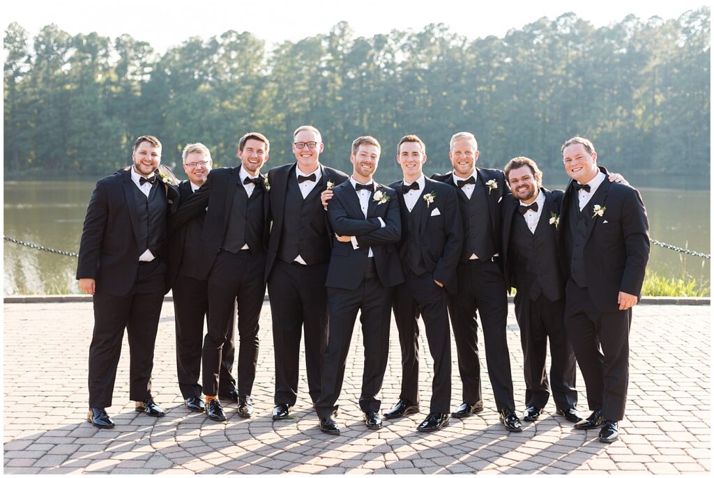 Groom and groomsmen outfit inspiration | Summer Wedding | Angus Barn Wedding | Angus Barn Wedding Photographer | Raleigh NC Wedding Photographer