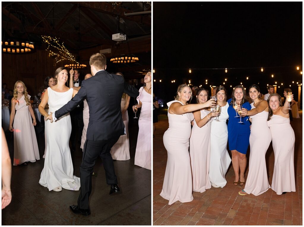 Bride and groom dancing | Summer Wedding | Angus Barn Wedding | Angus Barn Wedding Photographer | Raleigh NC Wedding Photographer