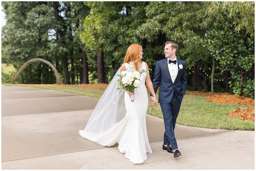Bride and groom outfit inspiration | The Meadows Wedding | The Meadows Wedding Photographer | Raleigh NC Wedding Photographer