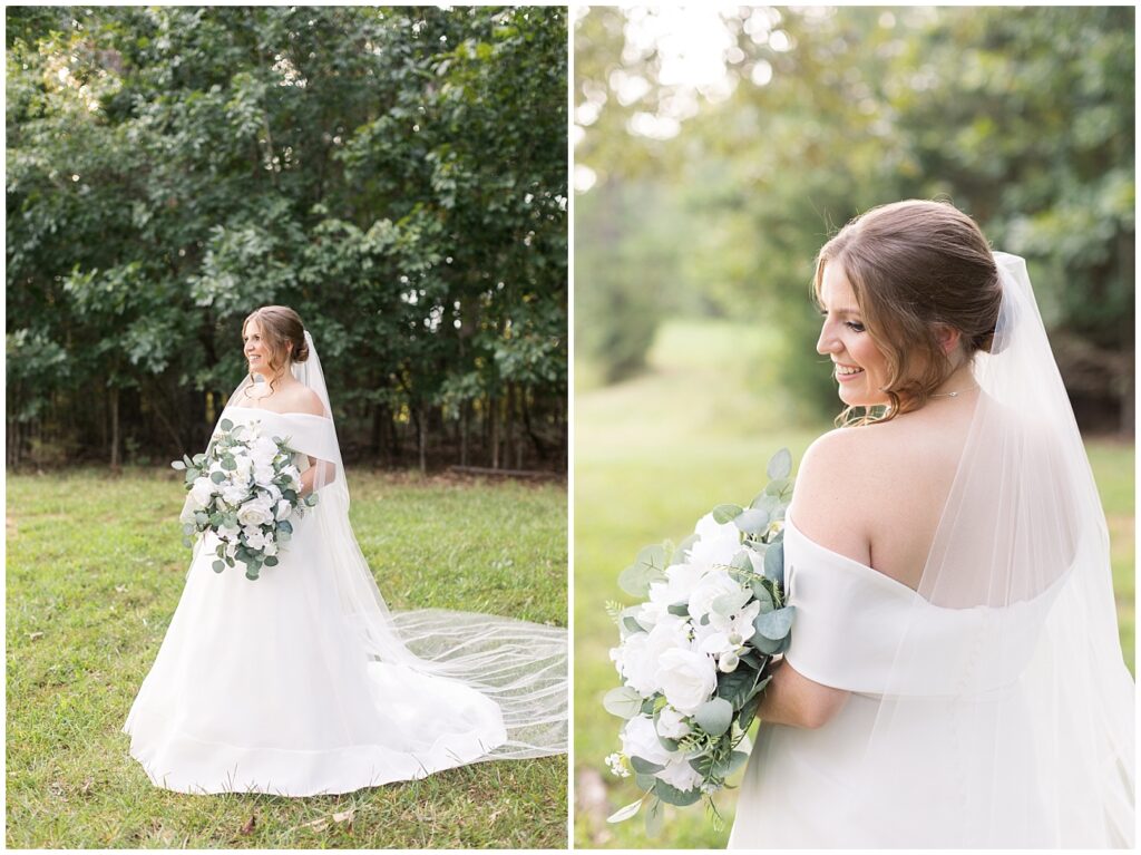 Bridal portrait hair inspiration | Bridal Portraits at The Farmstead | Raleigh NC Wedding Photographer | Bridal Portrait Photographer