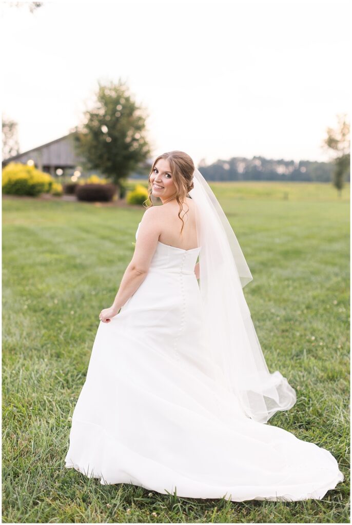 Bridal dress details | Bridal Portraits at The Farmstead | Raleigh NC Wedding Photographer | Bridal Portrait Photographer