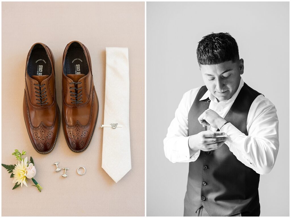 Groom Accessories | Carolina Grove Wedding | Carolina Grove Wedding Photographer | Raleigh NC Wedding Photographer