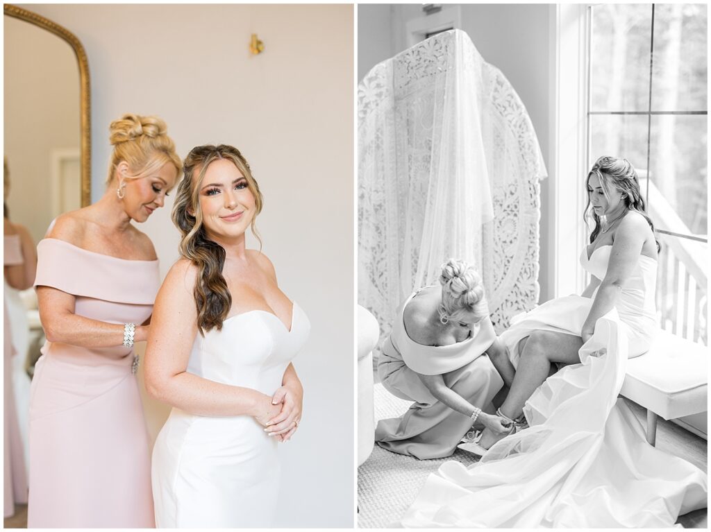 Bride getting ready | Carolina Grove Wedding | Carolina Grove Wedding Photographer | Raleigh NC Wedding Photographer
