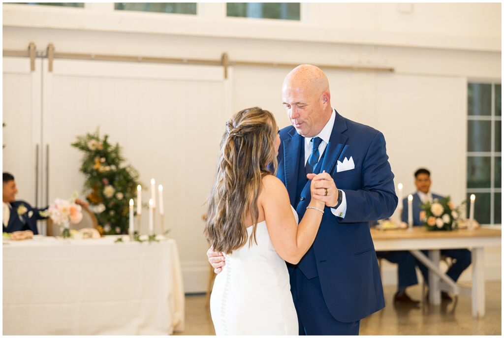 Bride dance with father | Carolina Grove Wedding | Carolina Grove Wedding Photographer | Raleigh NC Wedding Photographer