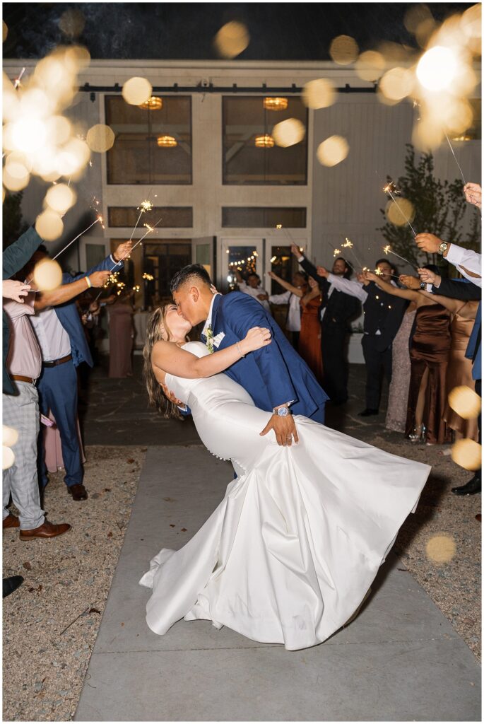 Bride Groom exit ideas | Carolina Grove Wedding | Carolina Grove Wedding Photographer | Raleigh NC Wedding Photographer