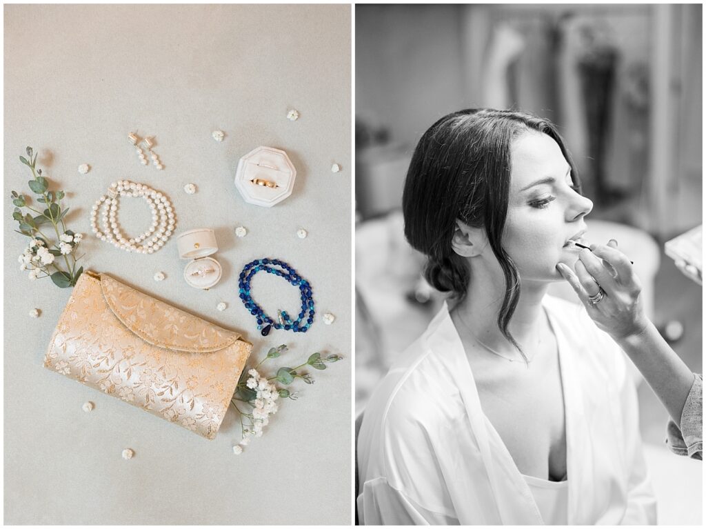 Wedding Day Jewelry | Bridal Makeup | Carolina Grove Wedding | Carolina Grove Wedding Photographer | Raleigh NC Wedding Photographer