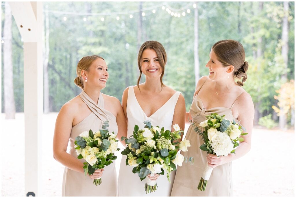 Bridesmaid hairstyles updo | Bridesmaid bouquet | Carolina Grove Wedding | Carolina Grove Wedding Photographer | Raleigh NC Wedding Photographer