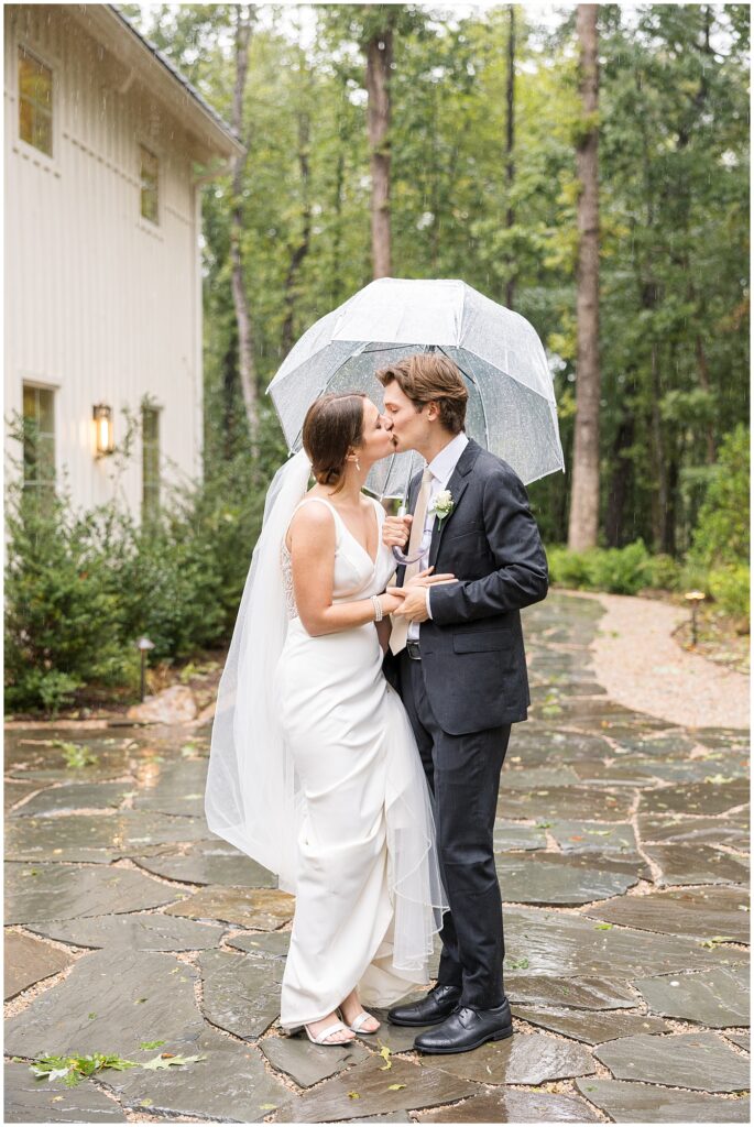 Rainy Wedding Day Photos | Carolina Grove Rain Wedding | Carolina Grove Wedding Photographer | Raleigh NC Wedding Photographer
