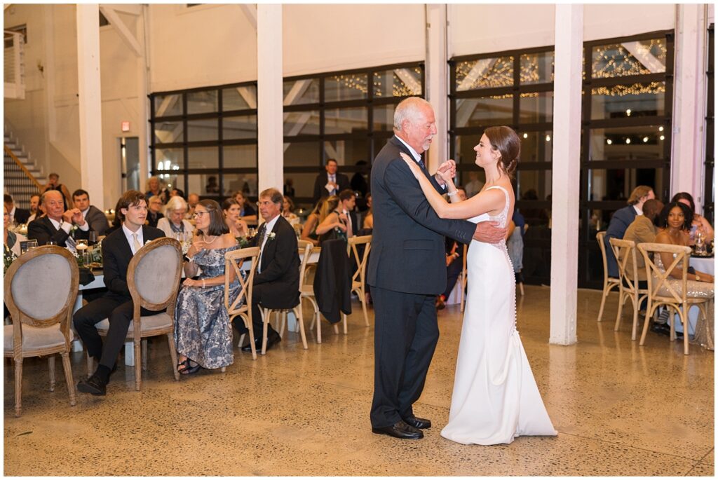 Bride dance with father | Carolina Grove Wedding | Carolina Grove Wedding Photographer | Raleigh NC Wedding Photographer