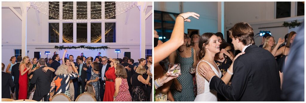 Wedding guests dancing | Carolina Grove Wedding | Carolina Grove Wedding Photographer | Raleigh NC Wedding Photographer