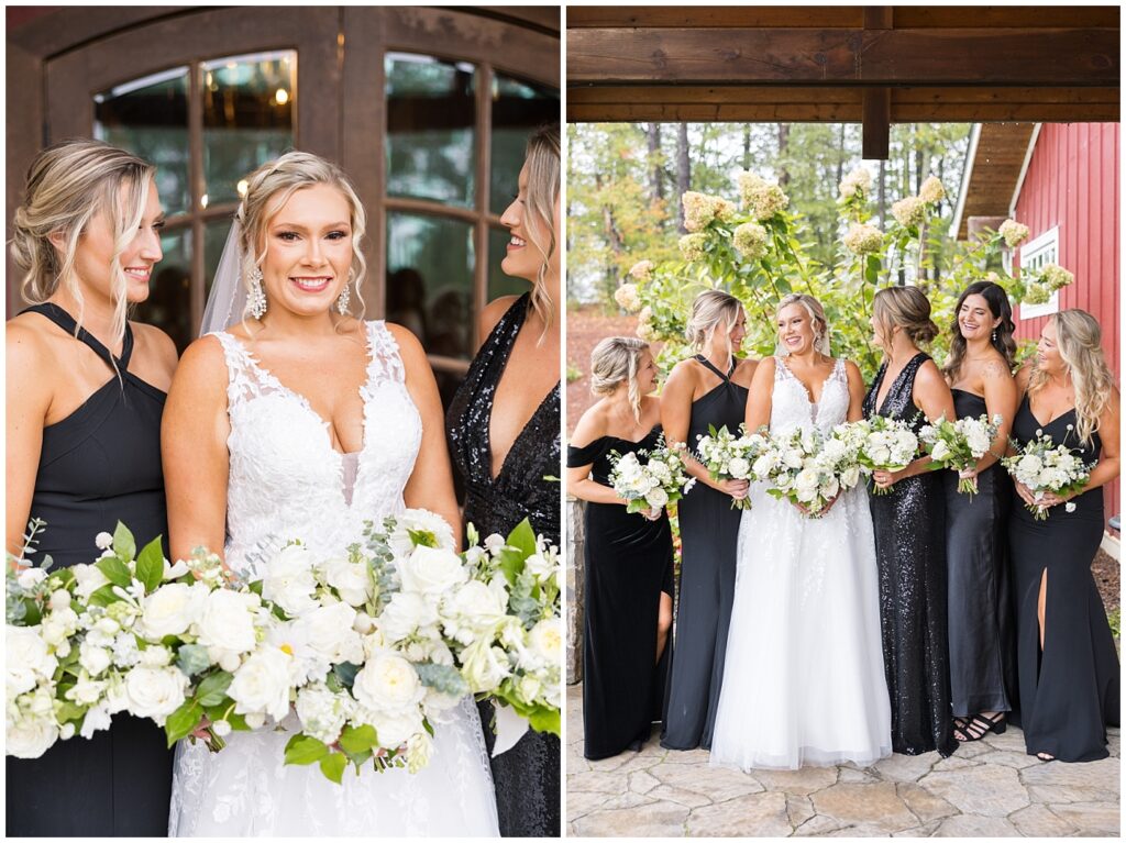 Bridesmaid dress inspiration | Bridesmaid bouquet | NC Wedding Photographer | Raleigh Wedding Photographer