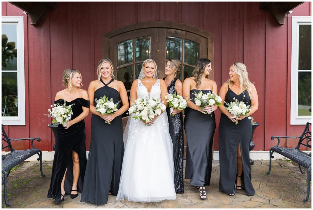 Bridesmaid posing inspiration | Bridesmaid bouquet | NC Wedding Photographer | Raleigh Wedding Photographer