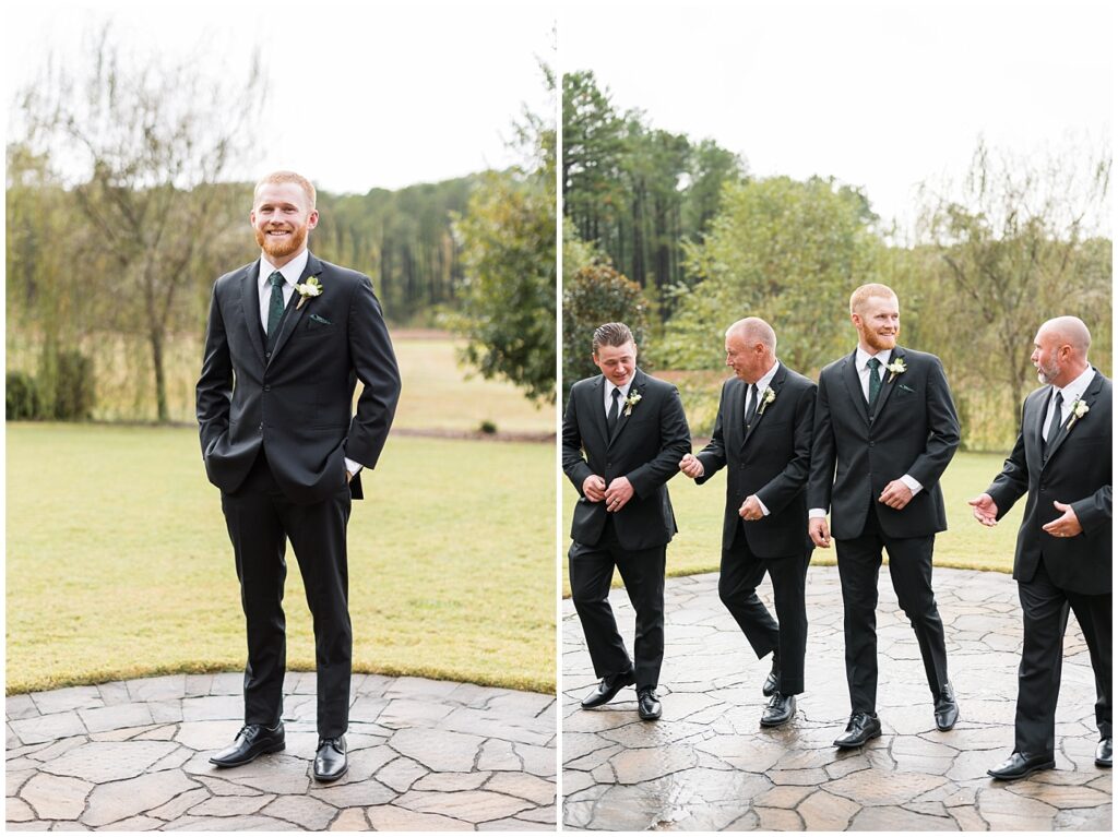 Groom attire | Groomsmen photo inspiration | NC Wedding Photographer | Raleigh Wedding Photographer