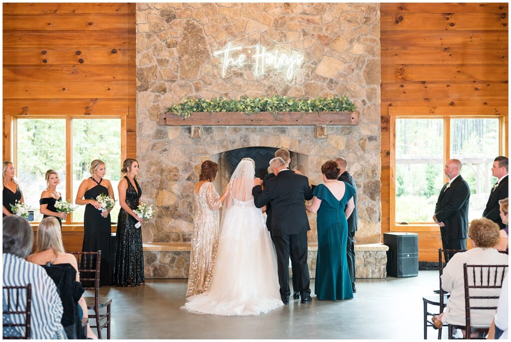 Wedding Ceremony | Pavilion at Carriage Farm Wedding | NC Wedding Photographer | Raleigh Wedding Photographer