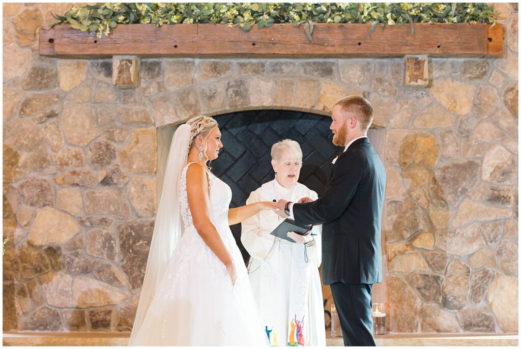 Wedding Ceremony | Pavilion at Carriage Farm Wedding | NC Wedding Photographer | Raleigh Wedding Photographer