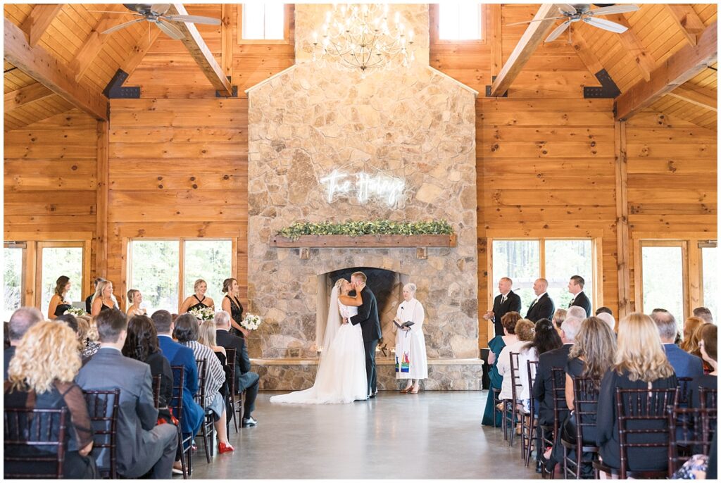 Wedding Ceremony | Pavilion at Carriage Farm Wedding | NC Wedding Photographer | Raleigh Wedding Photographer