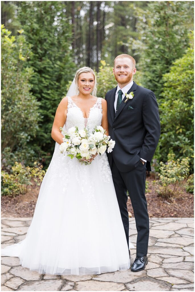 Bride groom photos | Pavilion at Carriage Farm Wedding | NC Wedding Photographer | Raleigh Wedding Photographer