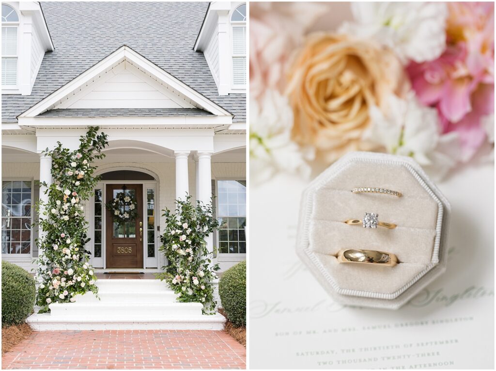 Wedding Rings | Romantic Estate Wedding | Eastern NC Wedding Photographer | Raleigh Wedding Photographer