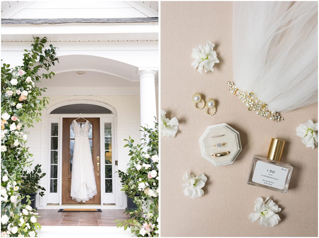 Wedding Dress Inspiration | Wedding Day Jewelry | Romantic Estate Wedding | Eastern NC Wedding Photographer | Raleigh Wedding Photographer