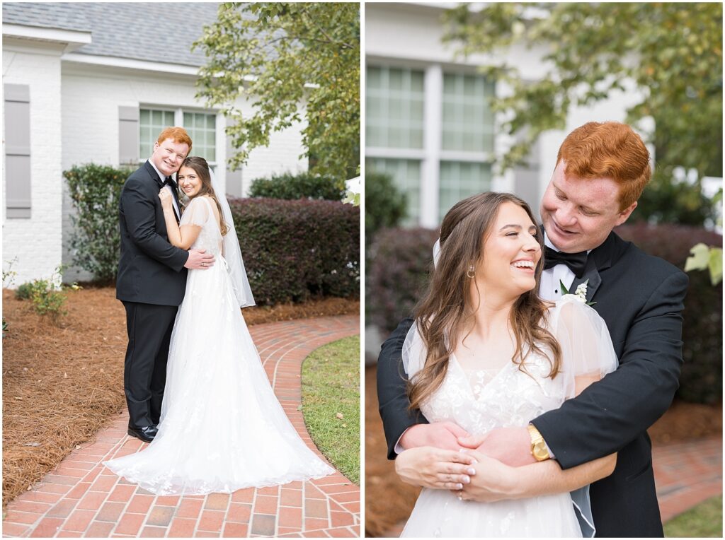 Bride groom photo ideas | Romantic Estate Wedding | Eastern NC Wedding Photographer | Raleigh Wedding Photographer