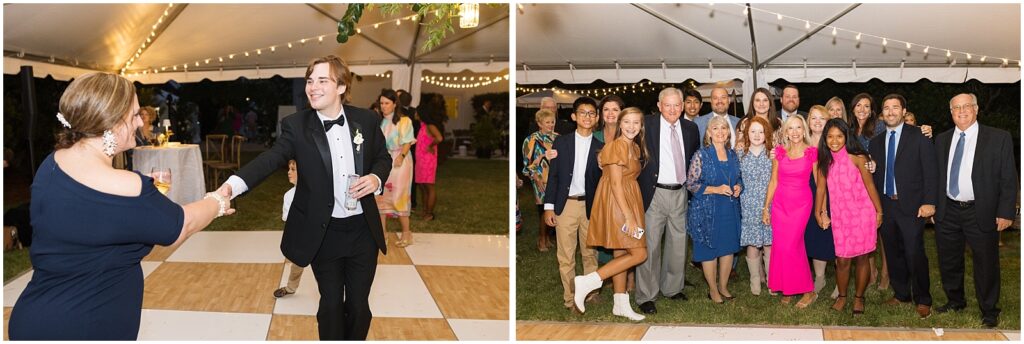 Wedding Guests Dancing | Romantic Estate Wedding | Eastern NC Wedding Photographer | Raleigh Wedding Photographer