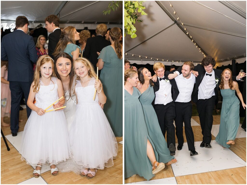 Wedding Guests Dancing | Romantic Estate Wedding | Eastern NC Wedding Photographer | Raleigh Wedding Photographer