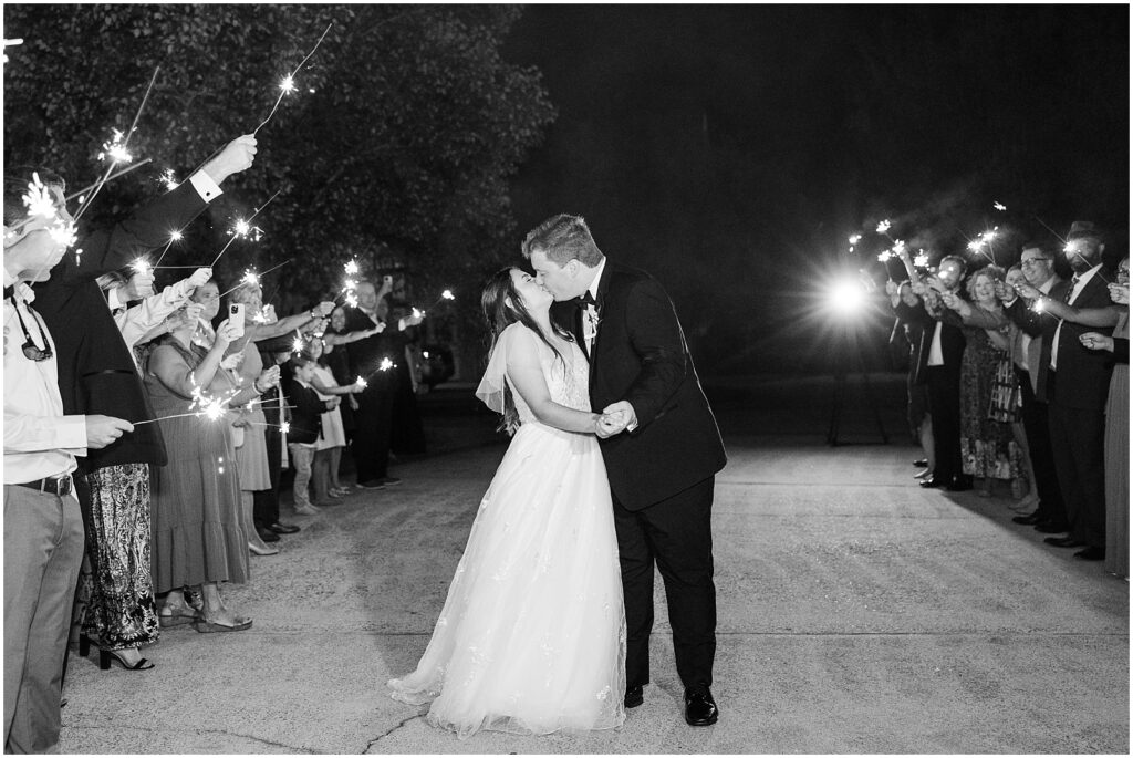 Bride Groom exit ideas | Romantic Estate Wedding | Eastern NC Wedding Photographer | Raleigh Wedding Photographer