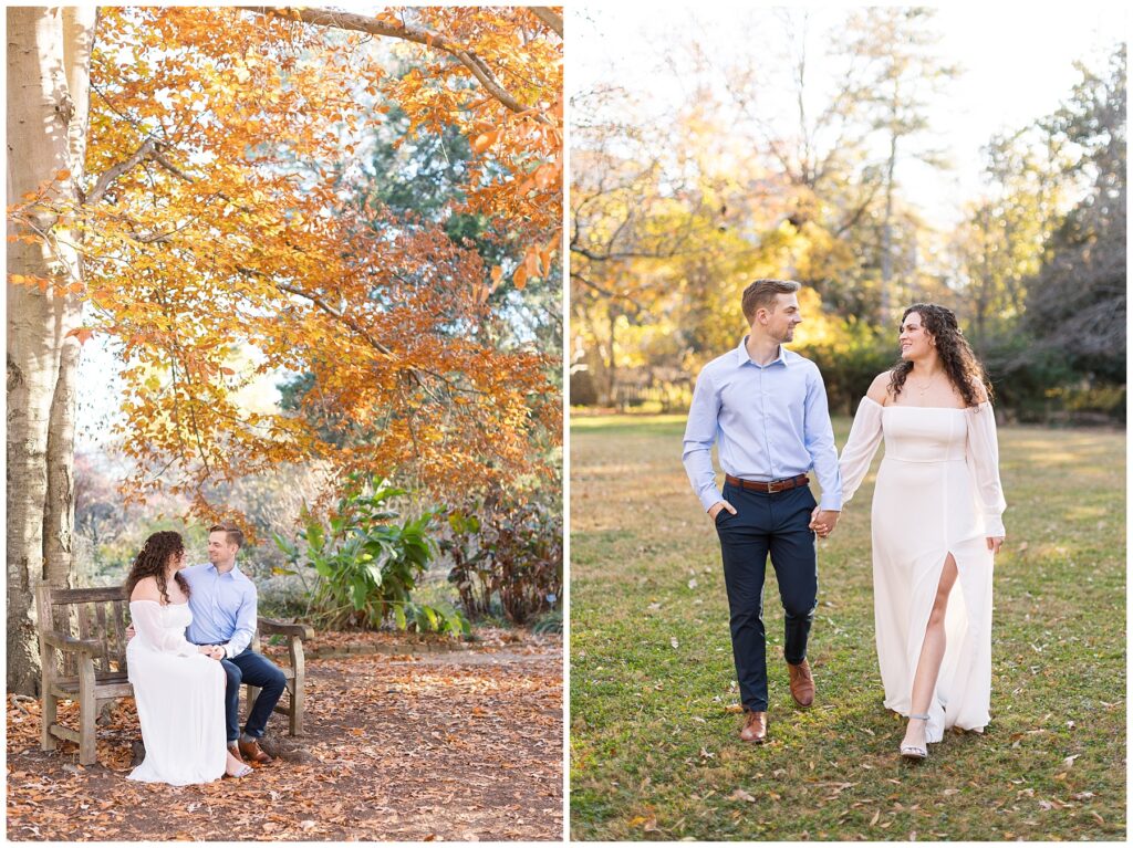 Fall Engagement Photo Inspiration | UNC Chapel Hill Engagement | Raleigh Engagement Photographer | Engagement photos in Raleigh