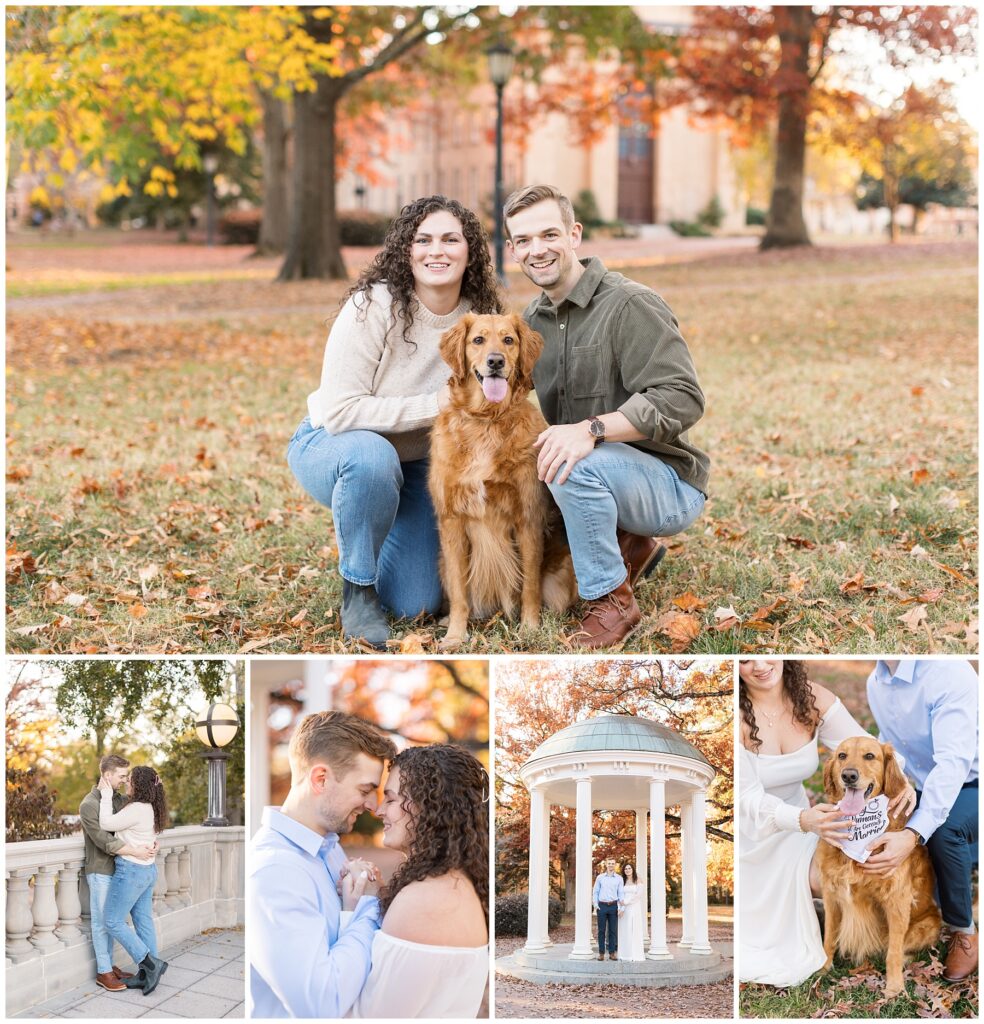 Fall Engagement Photos | UNC Chapel Hill Engagement | Raleigh Engagement Photographer | Engagement photos in Raleigh