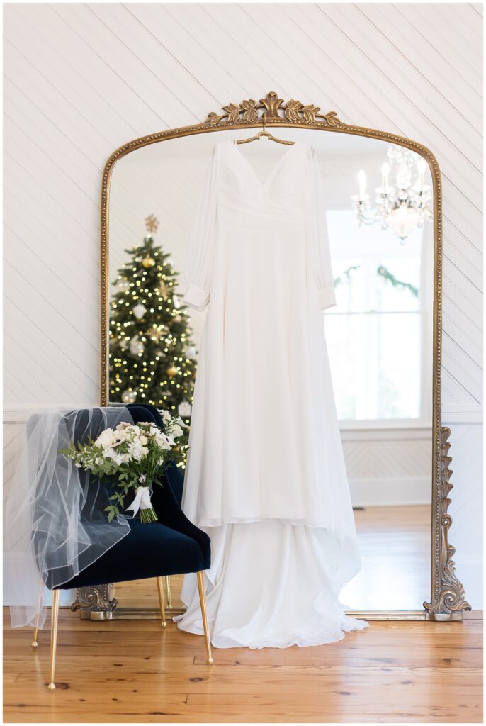 Wedding Dress Inspiration | Winter Wedding | The Upchurch Wedding | NC Wedding Photographer | Raleigh Wedding Photographer