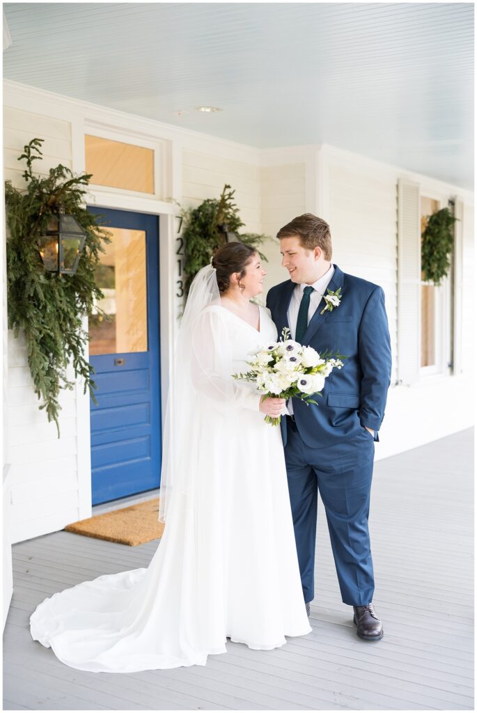 Bride groom outfit inspiration | Winter Wedding | The Upchurch Wedding | NC Wedding Photographer | Raleigh Wedding Photographer