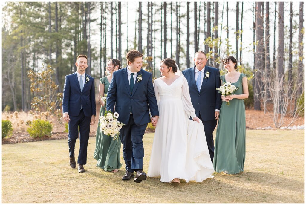 Wedding Party Photos | The Upchurch Wedding | NC Wedding Photographer | Raleigh Wedding Photographer