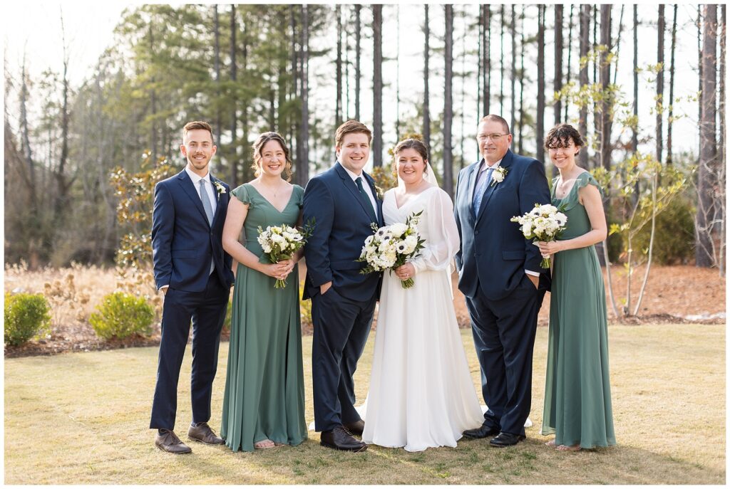 Wedding Party Photos | The Upchurch Wedding | NC Wedding Photographer | Raleigh Wedding Photographer