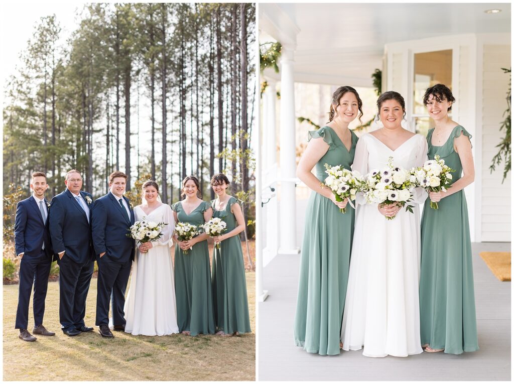 Bridesmaid Bouquet Inspiration | The Upchurch Wedding | NC Wedding Photographer | Raleigh Wedding Photographer