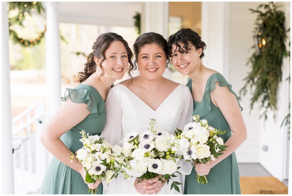 Bridesmaid dress inspiration | Bridal Bouquet | The Upchurch Wedding | NC Wedding Photographer | Raleigh Wedding Photographer