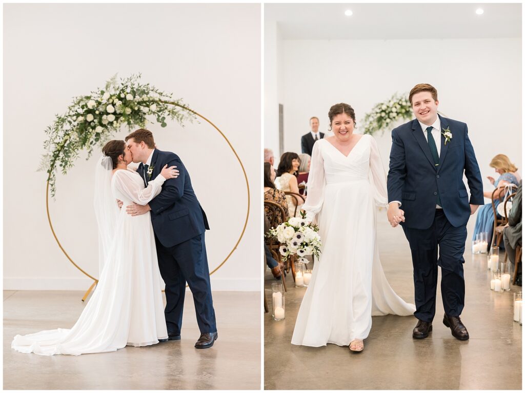 Wedding Ceremony Exit | The Upchurch Wedding | NC Wedding Photographer | Raleigh Wedding Photographer