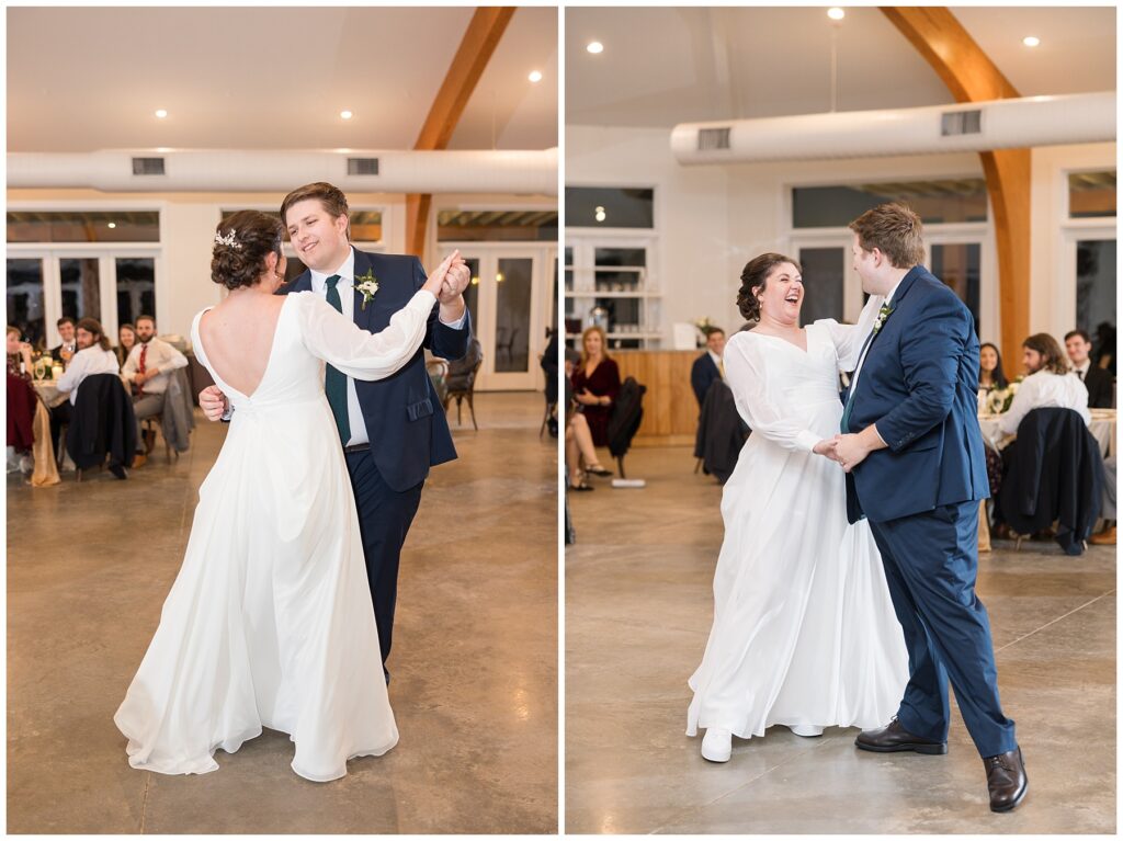 Bride groom first dance | The Upchurch Wedding | NC Wedding Photographer | Raleigh Wedding Photographer