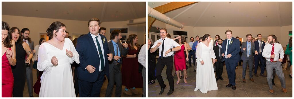 Bride groom dancing | The Upchurch Wedding | NC Wedding Photographer | Raleigh Wedding Photographer