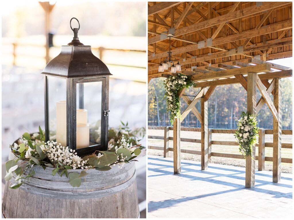 Outdoor wedding venue, fall wedding, wedding details, NC wedding venue, NC wedding photographer, Sarah Hinckley Photography