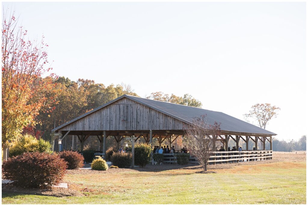 Outdoor wedding venue, fall wedding, NC wedding venue, NC wedding photographer, Sarah Hinckley Photography