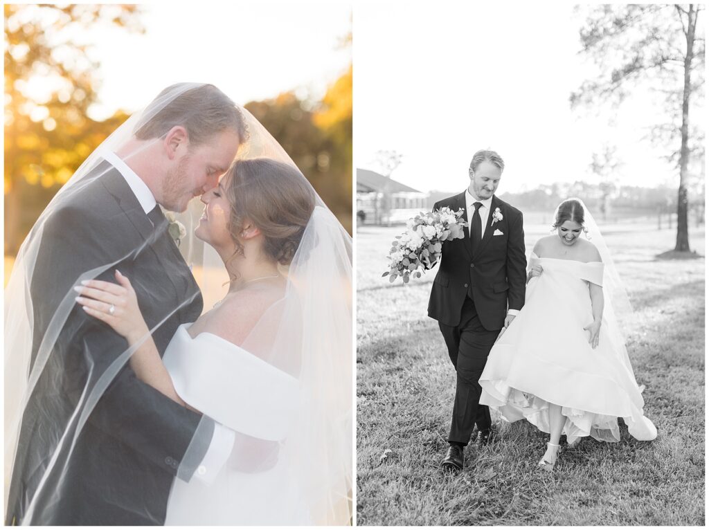 Bridal portraits, wedding floral, Mt Pleasant wedding venue, Sarah Hinckley Photography, fall wedding, NC wedding photographer