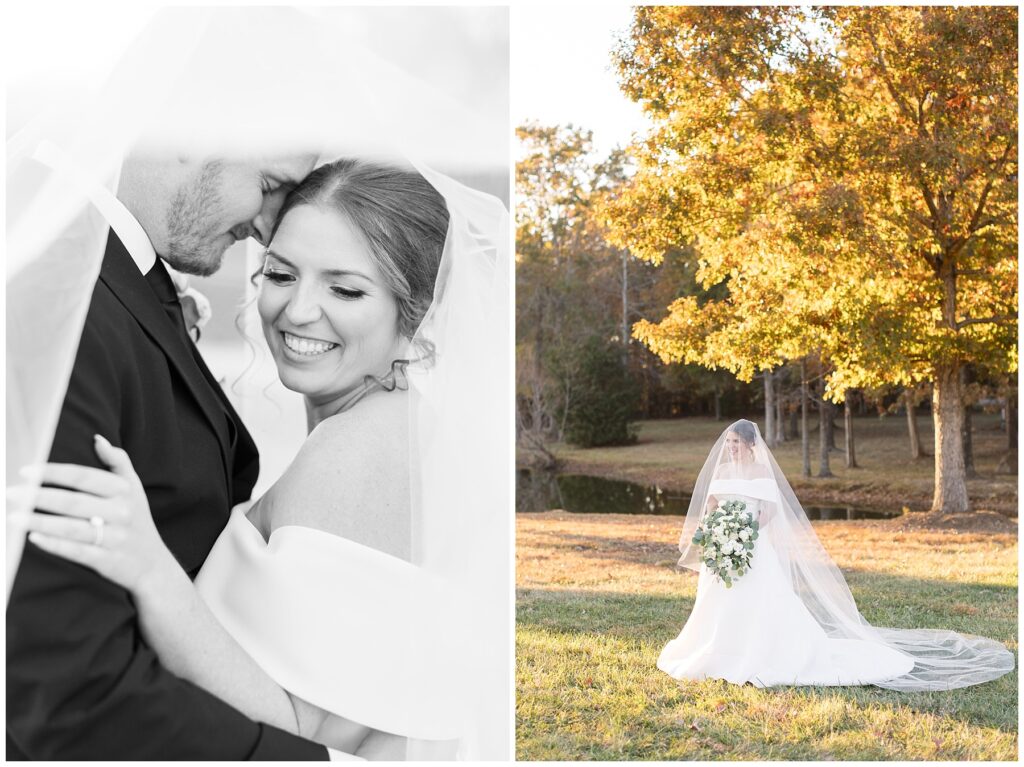 Bride, wedding floral, wedding details, Sarah Hinckley Photography, fall wedding, NC wedding photographer