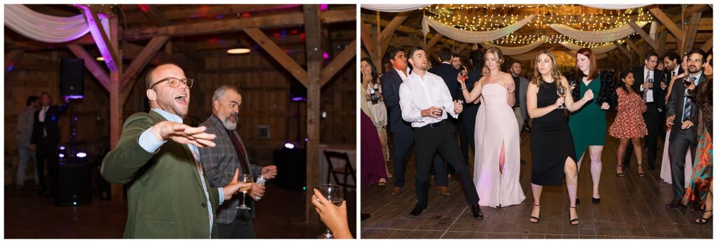Wedding reception, The Farmstead wedding venue, Raleigh wedding photographer, Sarah Hinckley Photography