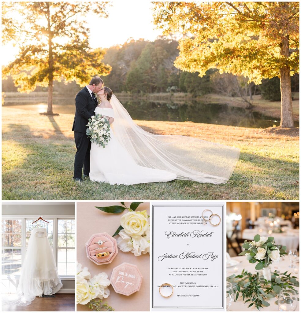 Raleigh NC Wedding Photographer | Fall Wedding| The Farmstead Wedding | Mt Pleasant Wedding Venue 