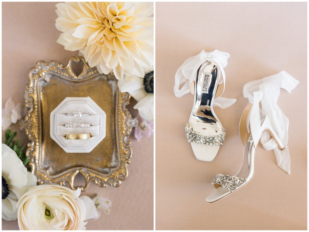 Wedding Ring Insp | Bride Wedding Shoes | Classic and Timeless Wedding | Merrimon-Wynne Wedding | Raleigh NC Wedding Photographer 