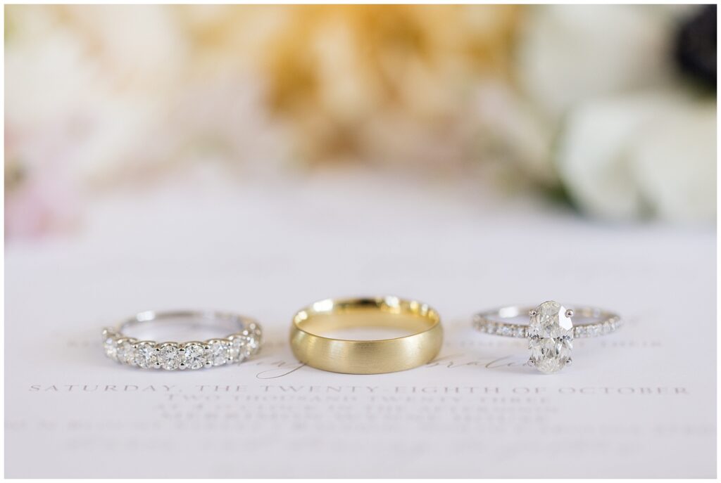Wedding Rings | Classic and Timeless Wedding | Merrimon-Wynne Wedding | Raleigh NC Wedding Photographer 