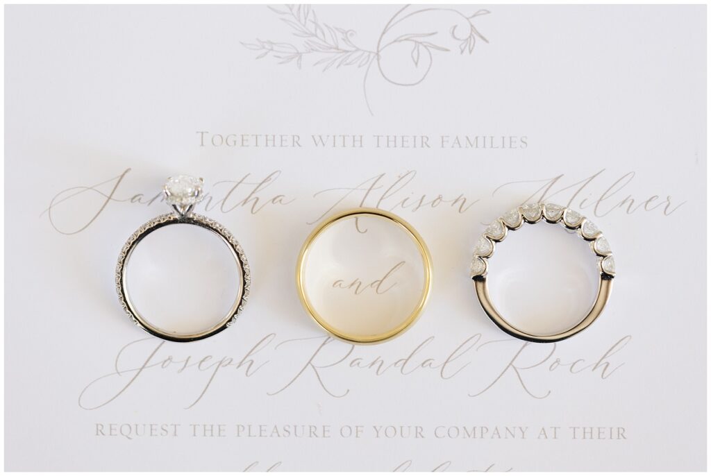 Wedding Rings | Classic and Timeless Wedding | Merrimon-Wynne Wedding | Raleigh NC Wedding Photographer 